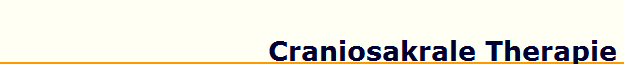 Craniosakrale Therapie