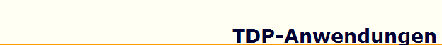 TDP-Anwendungen